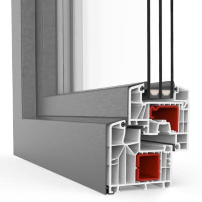 Fenêtre IDEAL TwinSet 8000 — Fenêtres PVC-Alu